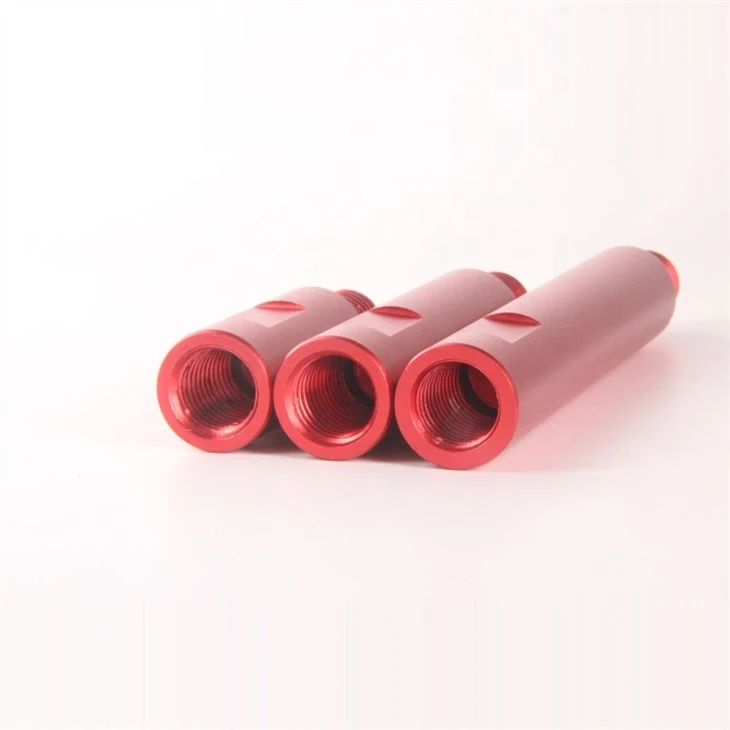 Red M6 Stainless Steel Extension Shaft For Car Rotary Polisher